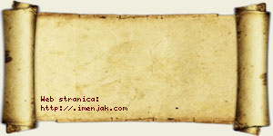 Mina Brzaković vizit kartica